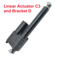 4 Inch 100MM Max 8000N Heavy Duty Linear Actuator with External Adjustable Limit Switches – Adjustable Stroke By Magnetic Switch Sensor (Model 0041541-3)