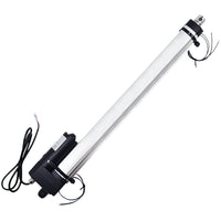 16 In 400MM Quiet IP67 Waterproof Linear Actuator Adjustable Stroke with Reed Switch