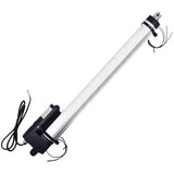 16 In 400MM Quiet IP67 Waterproof Linear Actuator Adjustable Stroke with Reed Switch
