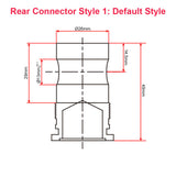 40 Inches 1000MM 12V 24V Heavy Duty Linear Actuator Max Thrust 1100 lbs 5000N 500Kgs (Model 0041548)