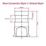 2-Inch (50 mm) Adjustable-Stroke Heavy Duty Linear Actuator with Magnetic Reed Sensors, Max 8000N (Model 0041551-4)
