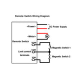 Normally Closed Magnetic Reed Switch For Linear Actuator A4/J4/B4/C4 (Model 0043202)