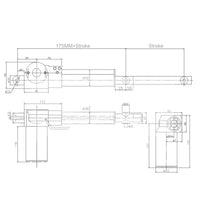 12V 24V Industrial Linear Actuator B One-Control-Three Synchronous Control Kit (Model 0043061)
