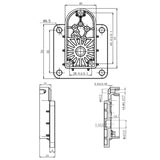 Electric Linear Actuator A Fixed Mounting Flat Base (Model 0043070)