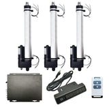 Sync Kit with 3 Waterproof Linear Actuator and NO Magnetic Reed Switch
