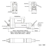 Synchronize 3 Linear Actuators Kit for Cellar Door – Quiet & IP67 Waterproof | Max Total Thrust 10500N (Model 0043066-7)
