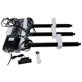 Three 8000N Heavy-Duty Linear Actuator Synchronous Kit with Adjustable Limit Switches (Model 0043062-4)