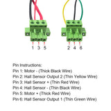 Two 8000N Heavy-Duty Linear Actuators Synchronous Kit with Adjustable Limit Switches (Model 0043053-4)