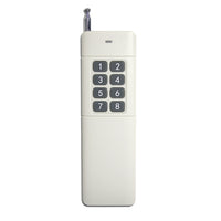 Best 8 Buttons Long Range RF Wireless Remote Control Radio Transmitter (Model 0021077)