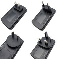 DC 12V 1A Power Adapter Adaptor European American British Australian Standards (Model: 0010124)
