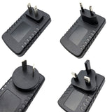 DC 12V 1A Power Adapter Adaptor European American British Australian Standards (Model: 0010124)